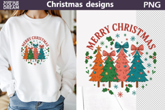 Christmas Tree Sublimation | Merry Christmas Product Image 1