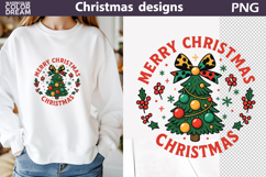 Christmas Tree Sublimation | Merry Christmas Design Product Image 1