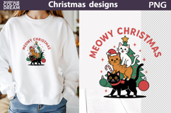 Christmas Sublimation | Meowy Christmas Product Image 1