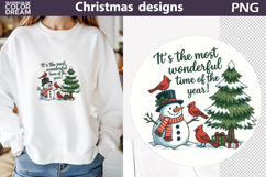 Snowman Sublimation | Christmas Quotes Design Product Image 1