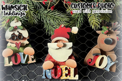 The Christmas Clan Ornament Set SVG For Laser Cutting Product Image 3