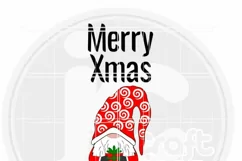 Christmas Welcome sign SVG | Merry Xmas Gnome Sign Product Image 3