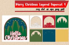 Christmas Layered Papercut 4|Hello Christmas Product Image 1