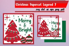 Christmas Papercut Layered 7 | Merry&amp;Bright Product Image 1
