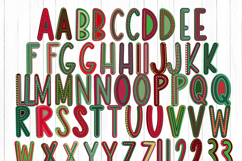 Christmas Marquee Letters Alphabet png | colorful Bright Product Image 2