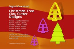 Christmas Tree Clay Cutter - Cookie Cutter STL File Product Image 1