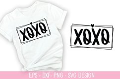 Xoxo - Valentine&#039;s Day SVG Design Product Image 1