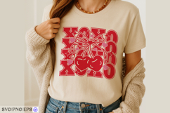 Valentine XOXO SVG PNG T-shirt Design Product Image 4