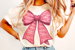 Xoxo Valentine Coquette Bow PNG, Valentine's Day PNG, Love Product Image 2