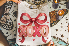 XoXo Coquette Bow Valentine's Day PNG, Love PNG, Cupid PNG Product Image 3