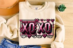 Xoxo PNG, Valentine Xoxo PNG, Retro Valentine&#039;s Day PNG Product Image 1