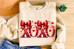 Xoxo PNG, Valentine Xoxo PNG, Retro Valentine&#039;s Day PNG Product Image 1