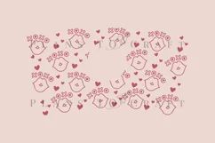 XOXO kisses smooches starbucks 16oz hot cup wrap svg presized template for tumbler grande