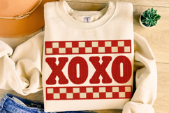 Xoxo Valentine Patchwork PNG, Valentine's Day PNG, Love PNG Product Image 5