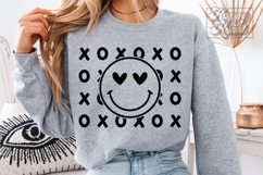 XOXO Valentines Day Happy Face SVG PNG - Hugs and Kisses Product Image 5