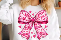 Xoxo Valentine Coquette Bow Png Product Image 5