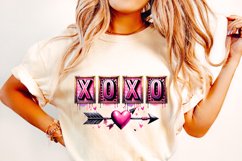 Xoxo PNG, Valentine Xoxo PNG, Retro Valentine&#039;s Day PNG Product Image 2