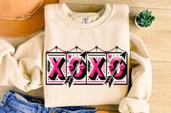 Xoxo PNG, Valentine Xoxo PNG, Retro Valentine&#039;s Day PNG Product Image 1