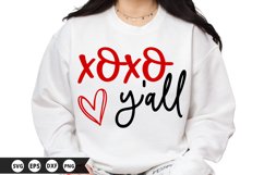 Xoxo Y&#039;all - Valentine SVG Design Product Image 1