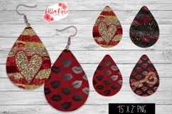 XOXO Valentine's Day | 4 Sets of Teardrop Earrings Product Image 1