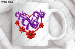 Xoxoxo- Valentin&#039;s Day Sublimation PNG Product Image 3