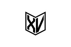 XV logo design Product Image 1
