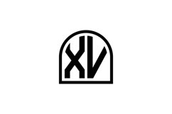 XV logo design Product Image 1