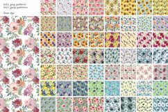 Watercolor Floral Seamless Pattern Bundle Product Image 6