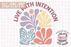 Floral Quote Abstract Boho Aesthetic SVG Motivational Product Image 1