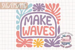 Floral Quote Abstract Boho Aesthetic SVG Motivational Product Image 1