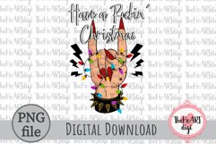Have a Rocking Christmas PNG, Christmas Rock Hand Png Product Image 1