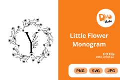 Little Flower Monogram Product Image 1