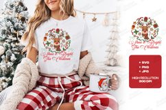 Shine Bright This Christmas Reindeer Shirt Design Product Image 1