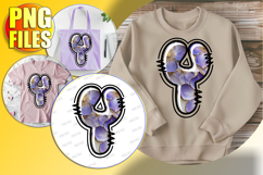 Y Doodle Letter Valentine Bright Cheerful Heart! Product Image 1
