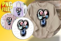 Y Doodle Letter Valentine Magic Bright Heart! Product Image 1