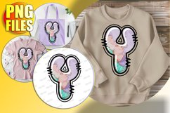 Y Doodle Letter Valentine Bright Sweet Magic! Product Image 1