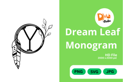 Dream Leaf Monogram Product Image 1