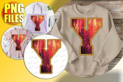Y Doodle Letter Valentine Bright Playful Heart! Product Image 1