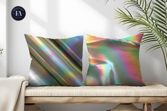 Y2K Holographic Chrome Shiny Futuristic Digital Paper Product Image 2