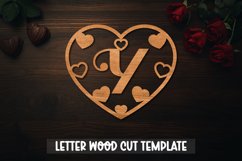 Valentine Laser Cut Alphabet letter Product Image 1