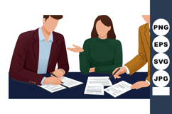 Business meeting teamwork collaboration with diverse profess Product Image 1