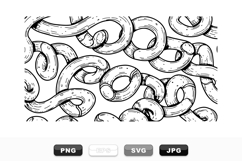 Hand Drawn Chain Link Vector Clipart Set Product Image 1
