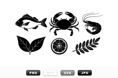 Vintage Seafood Vector Pack For Menu And Branding Product Image 1