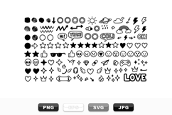 Hand Drawn Doodle Icon Vector Set For Crafts Product Image 1