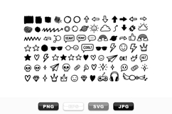 Hand Drawn Doodle Icon Vector Clipart Collection Product Image 1