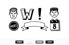 Hand Drawn Doodle Icon Vector Set Bundle Product Image 1