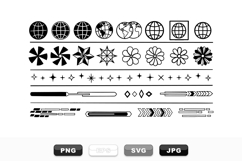 Minimalist Retro Vector Elements Design Bundle Product Image 1