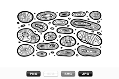 Abstract Minimalist Vector Shapes Clipart Set Product Image 1