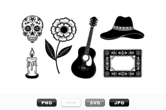 Mexican Folk SVG Clipart Bundle For Celebrations Product Image 1