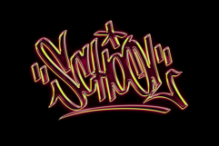 Y2K Glass Chrome Text Effect Product Image 3